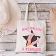 Man I Feel Like A Teacher Retro Western Country Cowgirl Canvas Tote Bag, gift for family, gift for coworker
