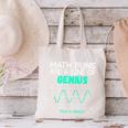 Math Puns Are a Sine Of Genius Math Teacher T-Shirt Canvas Tote Bag, gift for family, gift for coworker