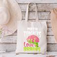 Math Teachers Love Brains Zombie Teacher School Halloween Canvas Tote Bag, gift for family, gift for coworker Math Teachers Love Brains Zombie Teacher School Halloween Canvas Tote Bag, gift for family, gift for coworker