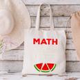 Math Watermelon Calculation Joke Teacher Student Canvas Tote Bag, gift for family, gift for coworker Math Watermelon Calculation Joke Teacher Student Canvas Tote Bag, gift for family, gift for coworker