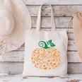 Music Notes Pumpkin Music Teacher Halloween Canvas Tote Bag, gift for family, gift for coworker