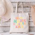 In My Music Teacher Era Retro Back To School Musician Band Men Women Canvas Tote Bag, gift for family, gift for coworker