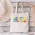 Music Teacher Tie Dye Appreciation Day Hello Back To School Men Women Canvas Tote Bag, gift for family, gift for coworker