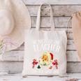 Be Nice To The Teacher Santa Is Watching School Christmas Canvas Tote Bag, gift for family, gift for coworker Be Nice To The Teacher Santa Is Watching School Christmas Canvas Tote Bag, gift for family, gift for coworker