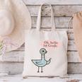 Oh Hello First Graders Cute Pigeon 1st Grade Teacher Canvas Tote Bag, First Grade Teacher Tote Bags, gift for family, gift for coworker