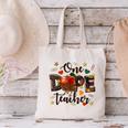 One Dope Teacher Canvas Tote Bag, gift for family, gift for coworker One Dope Teacher Canvas Tote Bag, gift for family, gift for coworker