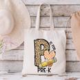 P Is For Pre K Teacher Leopard First Day Of School For Men Women Girls Kids Canvas Tote Bag, gift for family, gift for coworker P Is For Pre K Teacher Leopard First Day Of School For Men Women Girls Kids Canvas Tote Bag, gift for family, gift for coworker