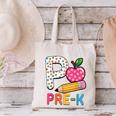 P Is For Pre K Teacher Student Pencil Apple Back To School Canvas Tote Bag, gift for family, gift for coworker P Is For Pre K Teacher Student Pencil Apple Back To School Canvas Tote Bag, gift for family, gift for coworker