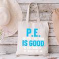 PE Teacher Art For Men Women Gym Teacher Appreciation Canvas Tote Bag, Pe Teacher Tote Bags, gift for family, gift for coworker