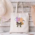 PE Teacher Coach Coquette Ghost Halloween Physical Education Canvas Tote Bag, Pe Teacher Tote Bags, gift for family, gift for coworker