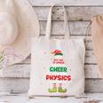 Physics Teacher Christmas Elf Christmas Cheer Canvas Tote Bag, gift for family, gift for coworker Physics Teacher Christmas Elf Christmas Cheer Canvas Tote Bag, gift for family, gift for coworker