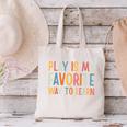 Play Is My Favorite Way To Learn Special Education Teacher Canvas Tote Bag, gift for family, gift for coworker