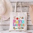 Play Is Learning Educational Teacher Women Canvas Tote Bag, gift for family, gift for coworker Play Is Learning Educational Teacher Women Canvas Tote Bag, gift for family, gift for coworker