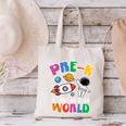 Pre-K Student Teacher Astronaut Space Back To School Canvas Tote Bag, gift for family, gift for coworker Pre-K Student Teacher Astronaut Space Back To School Canvas Tote Bag, gift for family, gift for coworker