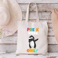 Pre-K Vibes Only Penguin Teachers Kids Back To School Canvas Tote Bag, gift for family, gift for coworker