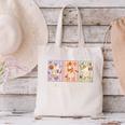 Preppy Goose Teacher Trick Or Teach Halloween Teacher Goose Canvas Tote Bag, gift for family, gift for coworker