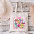 Preppy Third Grade Back To School Teacher Girl Kid Canvas Tote Bag, gift for family, gift for coworker