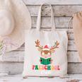 Preschool Crew Xmas Reindeer Teacher Student Christmas Canvas Tote Bag, gift for family, gift for coworker Preschool Crew Xmas Reindeer Teacher Student Christmas Canvas Tote Bag, gift for family, gift for coworker