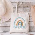 Preschool Teacher Leopard Boho Rainbow Back To School Canvas Tote Bag, gift for family, gift for coworker Preschool Teacher Leopard Boho Rainbow Back To School Canvas Tote Bag, gift for family, gift for coworker