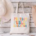 Protect Public Education Public Teacher School Canvas Tote Bag, gift for family, gift for coworker