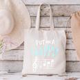 Put On A Happy Face Music Music Teacher Canvas Tote Bag, gift for family, gift for coworker Put On A Happy Face Music Music Teacher Canvas Tote Bag, gift for family, gift for coworker