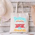 Reading Adventure Library Student Teacher Book Canvas Tote Bag, gift for family, gift for coworker