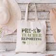 Retro Back To School Women Old Camo Pre-K Teacher Canvas Tote Bag, gift for family, gift for coworker Retro Back To School Women Old Camo Pre-K Teacher Canvas Tote Bag, gift for family, gift for coworker