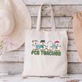 Retro Christmas Snowman FCS Teacher Family Consumer Science Canvas Tote Bag, Science Teacher Tote Bags, gift for family, gift for coworker
