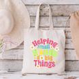 Retro Helping Small Hands Do Big Things Teacher Appreciation For Men Women Canvas Tote Bag, gift for family, gift for coworker Retro Helping Small Hands Do Big Things Teacher Appreciation For Men Women Canvas Tote Bag, gift for family, gift for coworker