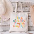 Retro It's a Good Day To Make Some Art Teacher Student Canvas Tote Bag, gift for family, gift for coworker