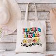 Retro Teaching Future Leaders Groovy Teacher Back To School Canvas Tote Bag, Groovy Teacher Tote Bags, Future Teacher Tote Bags, gift for family, gift for coworker