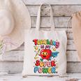 Retro Teaching Is My Superpower Apple Teacher Appreciation Canvas Tote Bag, gift for family, gift for coworker Retro Teaching Is My Superpower Apple Teacher Appreciation Canvas Tote Bag, gift for family, gift for coworker