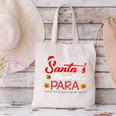 Santa's Favorite Para Christmas Paraprofessional Teacher Canvas Tote Bag, gift for family, gift for coworker Santa's Favorite Para Christmas Paraprofessional Teacher Canvas Tote Bag, gift for family, gift for coworker