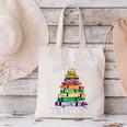 Santa's Favorite Teacher Idea For Christmas Teachers Canvas Tote Bag, gift for family, gift for coworker