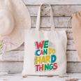 School Teachers Motivational Quote We Can Do Hard Things Men Women Kids Canvas Tote Bag, gift for family, gift for coworker School Teachers Motivational Quote We Can Do Hard Things Men Women Kids Canvas Tote Bag, gift for family, gift for coworker