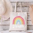 Sé Amable Spanish Bilingual Teacher Be Kind Boho Rainbow Canvas Tote Bag, gift for family, gift for coworker Sé Amable Spanish Bilingual Teacher Be Kind Boho Rainbow Canvas Tote Bag, gift for family, gift for coworker
