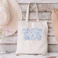 Second Grade Floral Blue Back To School 2nd Grade Teacher Canvas Tote Bag, 2nd Grade Teacher Tote Bags, gift for family, gift for coworker