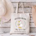 Second Grade Silly Goose Club For Teacher Or Student Canvas Tote Bag, gift for family, gift for coworker