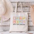 Basic Sign Language Speech Pathology Aac Sped Teacher Canvas Tote Bag, gift for family, gift for coworker Basic Sign Language Speech Pathology Aac Sped Teacher Canvas Tote Bag, gift for family, gift for coworker
