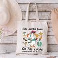 Silly Teacher Goose On The Loose School Out Summer Women Men Canvas Tote Bag, gift for family, gift for coworker Silly Teacher Goose On The Loose School Out Summer Women Men Canvas Tote Bag, gift for family, gift for coworker