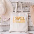 I SMELL CHILDREN Halloween Teacher Classroom I Teach Canvas Tote Bag, gift for family, gift for coworker I SMELL CHILDREN Halloween Teacher Classroom I Teach Canvas Tote Bag, gift for family, gift for coworker