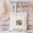 I Solve Cubes Speed Cubing Vintage Youth Math Teacher Canvas Tote Bag, gift for family, gift for coworker
