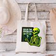 Solve The Problem Skeleton Teacher Halloween Math Six Seven Canvas Tote Bag, gift for family, gift for coworker