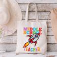 Space Middle School Teacher Back To School Men Women Kids Canvas Tote Bag, gift for family, gift for coworker Space Middle School Teacher Back To School Men Women Kids Canvas Tote Bag, gift for family, gift for coworker