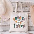 Spooky Ghost PE Teacher Squad Physical Education Halloween Canvas Tote Bag, Pe Teacher Tote Bags, gift for family, gift for coworker