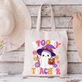 Spooky Teacher Halloween Cute Halloween Teacher Ghost Canvas Tote Bag, gift for family, gift for coworker Spooky Teacher Halloween Cute Halloween Teacher Ghost Canvas Tote Bag, gift for family, gift for coworker