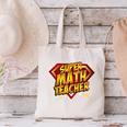 Super Math Teacher Educational Superhero Canvas Tote Bag, Super Teacher Tote Bags, gift for family, gift for coworker