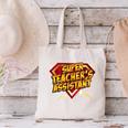 Super Teacher's Assistant Educational Superhero Canvas Tote Bag, gift for family, gift for coworker Super Teacher's Assistant Educational Superhero Canvas Tote Bag, gift for family, gift for coworker