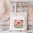 Support Public Education Cute Floral Teacher Red For Ed Canvas Tote Bag, gift for family, gift for coworker Support Public Education Cute Floral Teacher Red For Ed Canvas Tote Bag, gift for family, gift for coworker