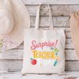 Surprise I'm Your Teacher Today Canvas Tote Bag, gift for family, gift for coworker